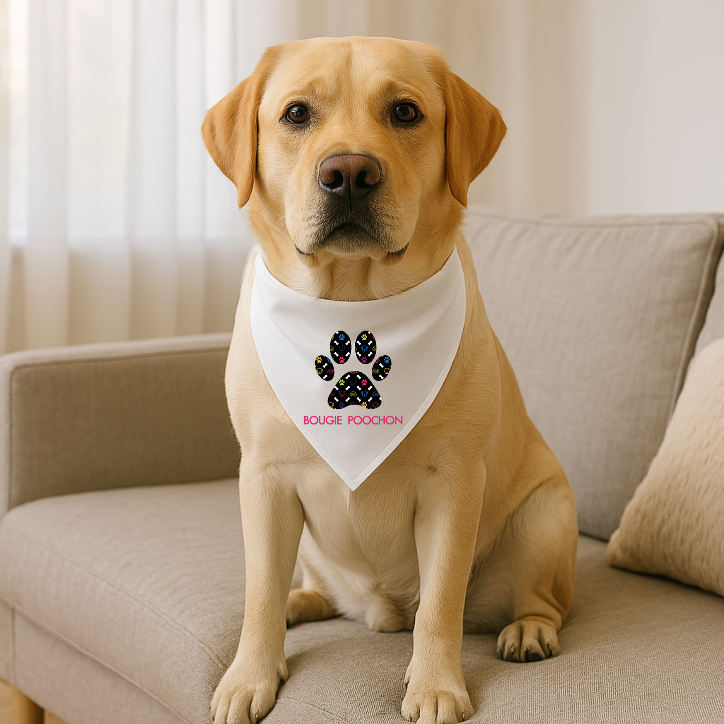 Bougie Dog Bandanas - BOUGIE POOCHON 🐾✨