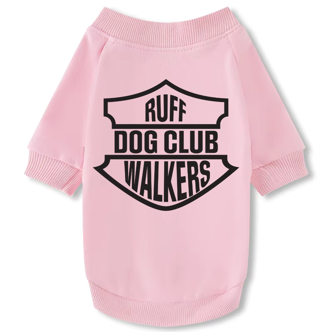 Dog Crewneck Sweatshirt - Ruff Walkers Dog Club (Free Bandana w/ Purchase)