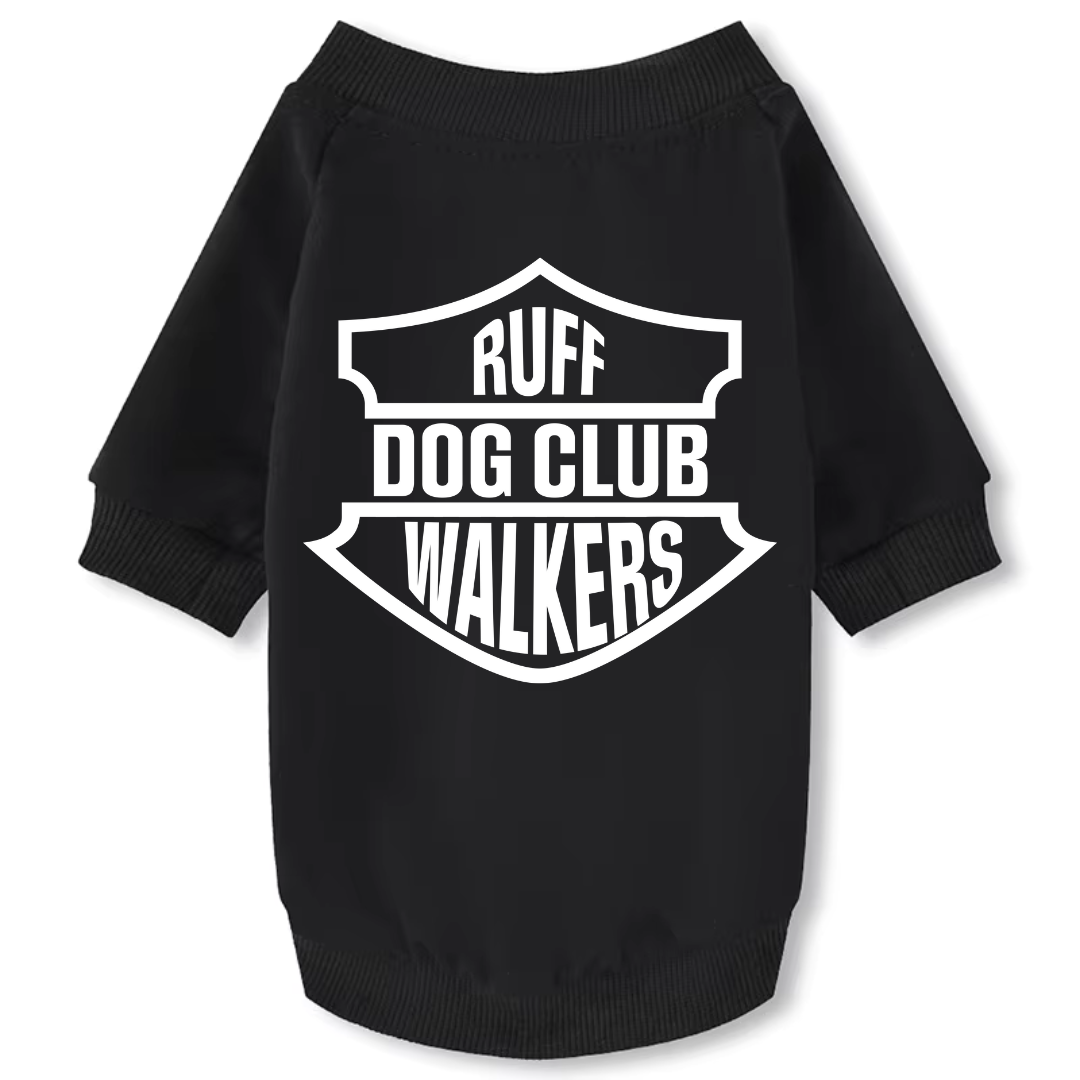Dog Crewneck Sweatshirt - Ruff Walkers Dog Club (Free Bandana w/ Purchase)