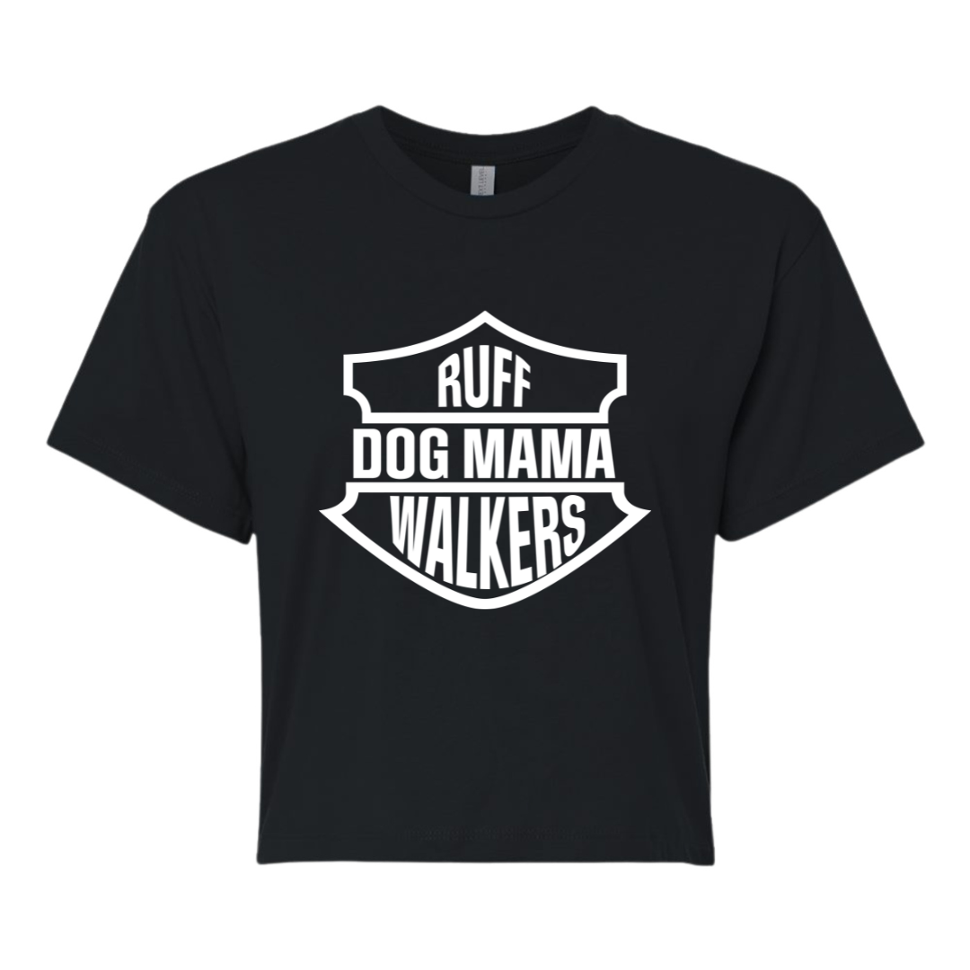 Crop Top Tee - Ruff Walkers Dog Mama