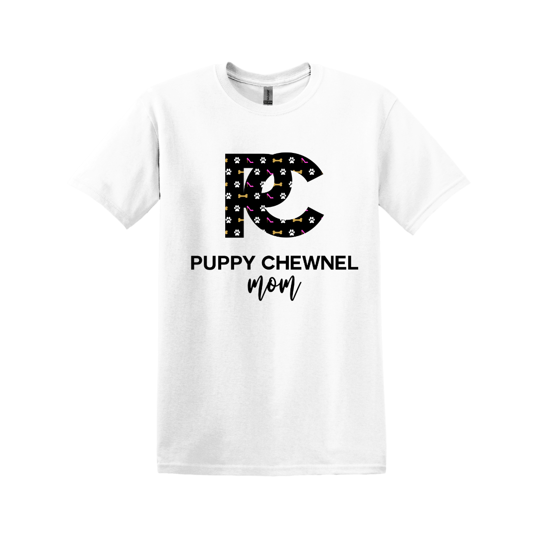 Dog Mom T-Shirt - Puppy Chewnel