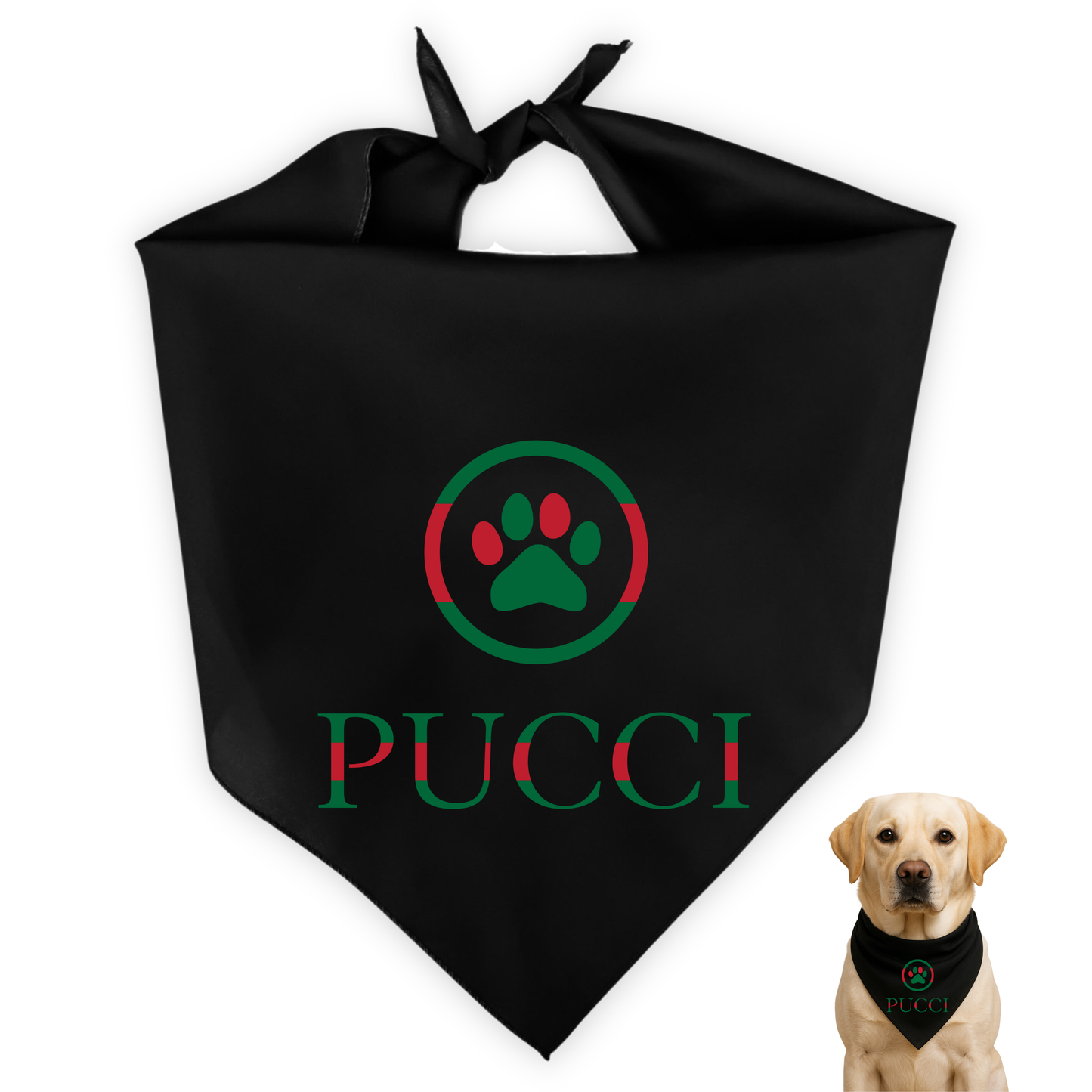 Bougie Dog Bandanas - PUCCI 🐾✨