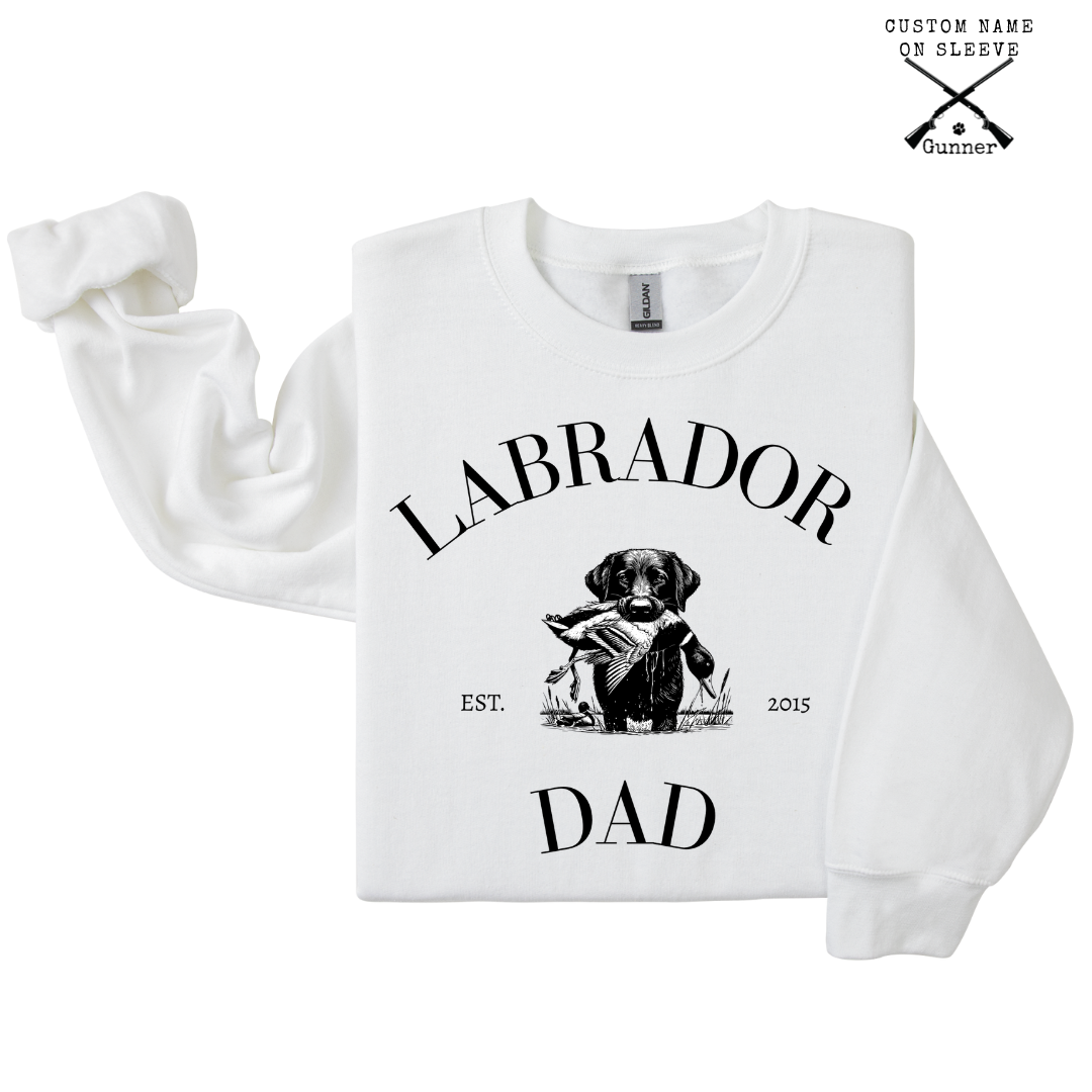 Dog Dad Crewneck - Labrador Dad (Customizable)