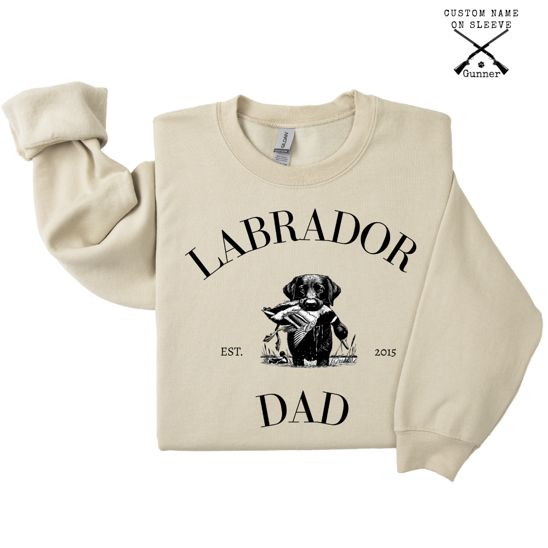 Dog Dad Crewneck - Labrador Dad (Customizable)