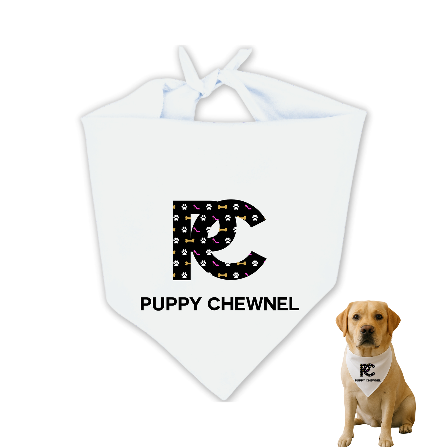Bougie Dog Bandanas - PUPPY CHEWNEL 🐾✨