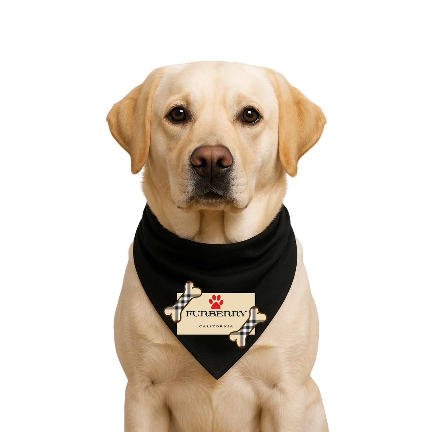Bougie Dog Bandanas - FURBERRY 🐾✨
