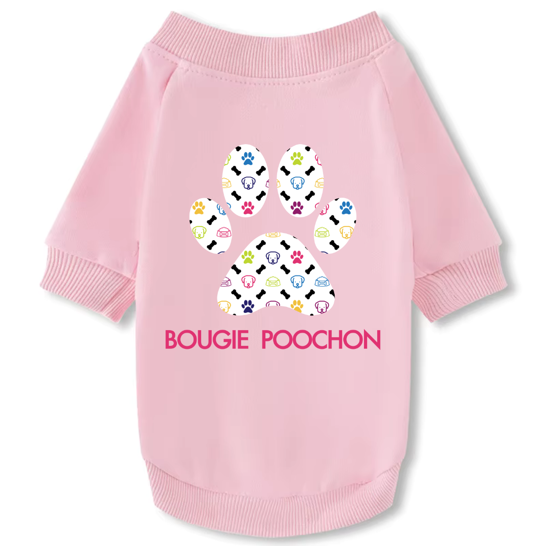 Dog Crewneck Sweatshirt- Bougie Poochon