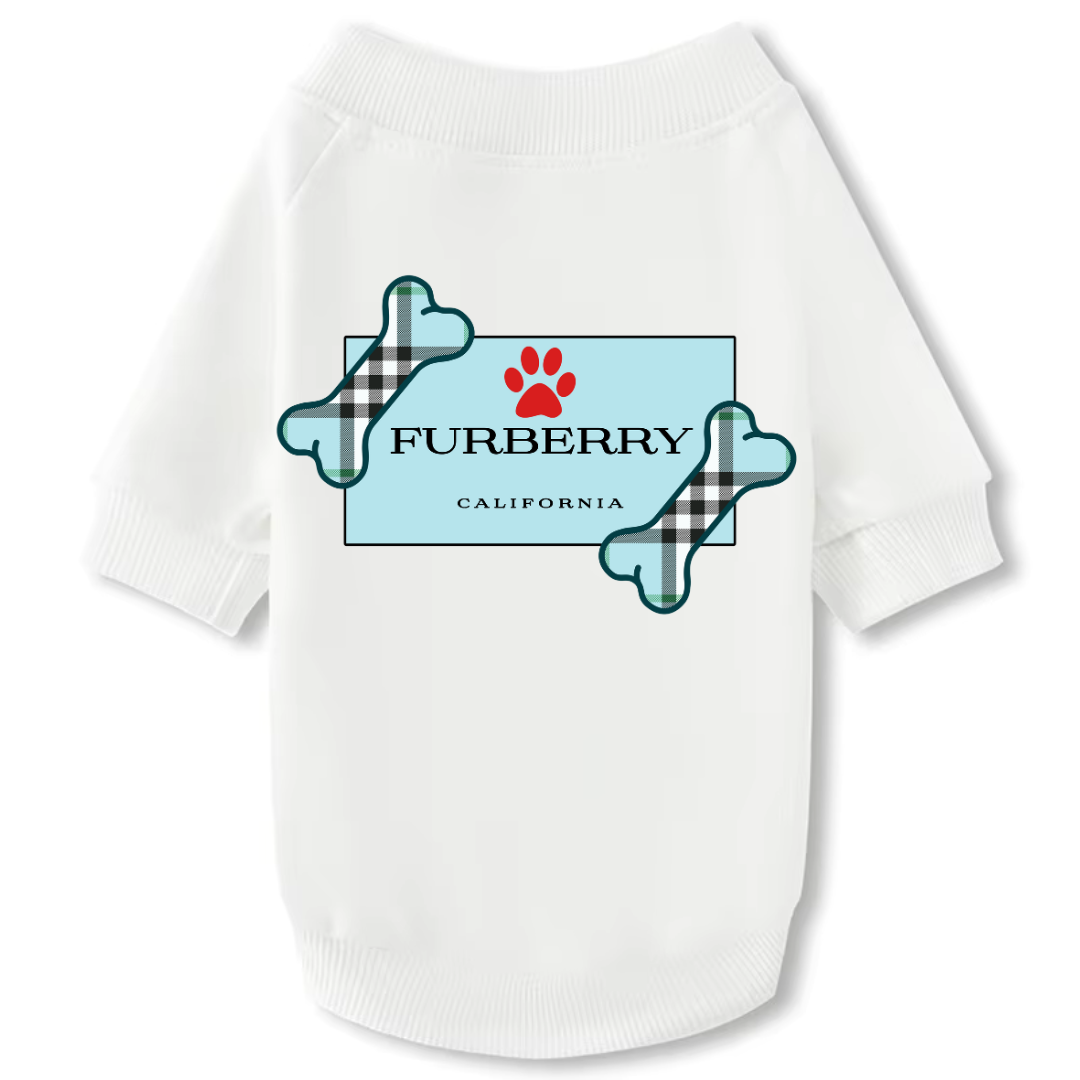 Dog Crewneck Sweatshirt - Furberry Blue