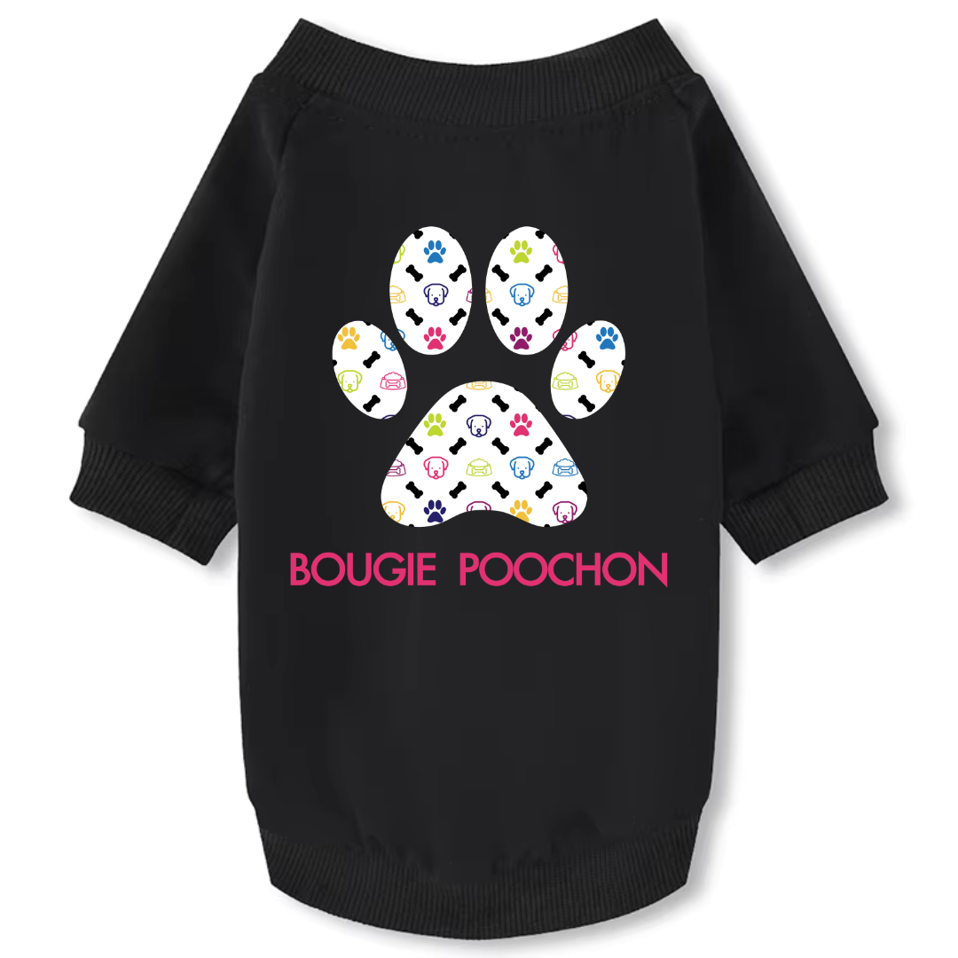 Dog Crewneck Sweatshirt- Bougie Poochon