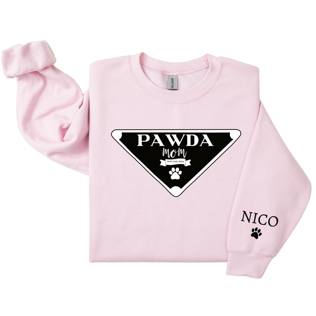 Dog Mom Crewneck - P🐾WDA (Customizable)