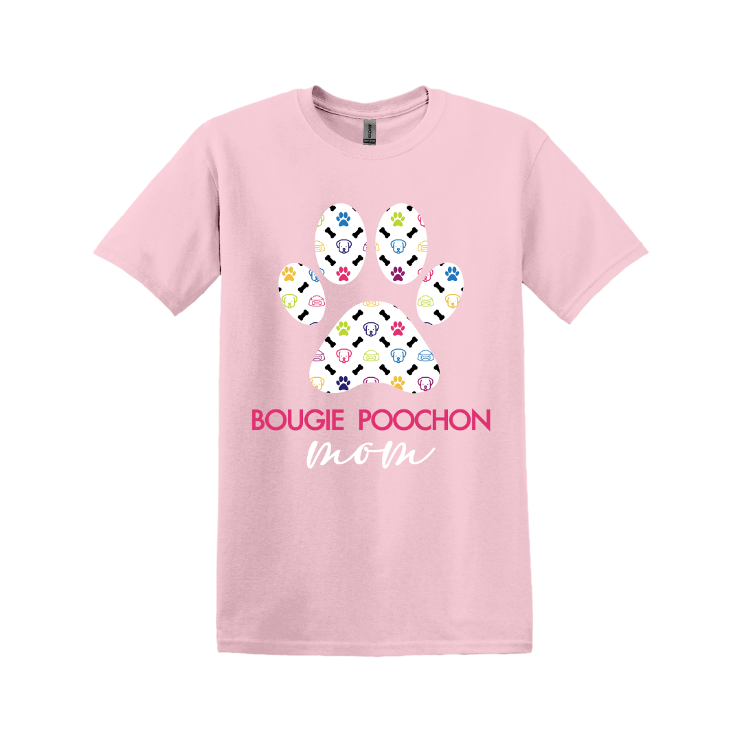 Dog Mom T-Shirt - Bougie Poochon Mom