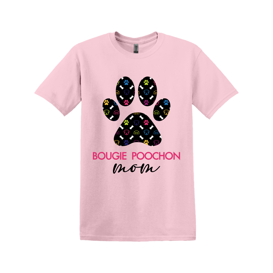 Dog Mom T-Shirt - Bougie Poochon Mom