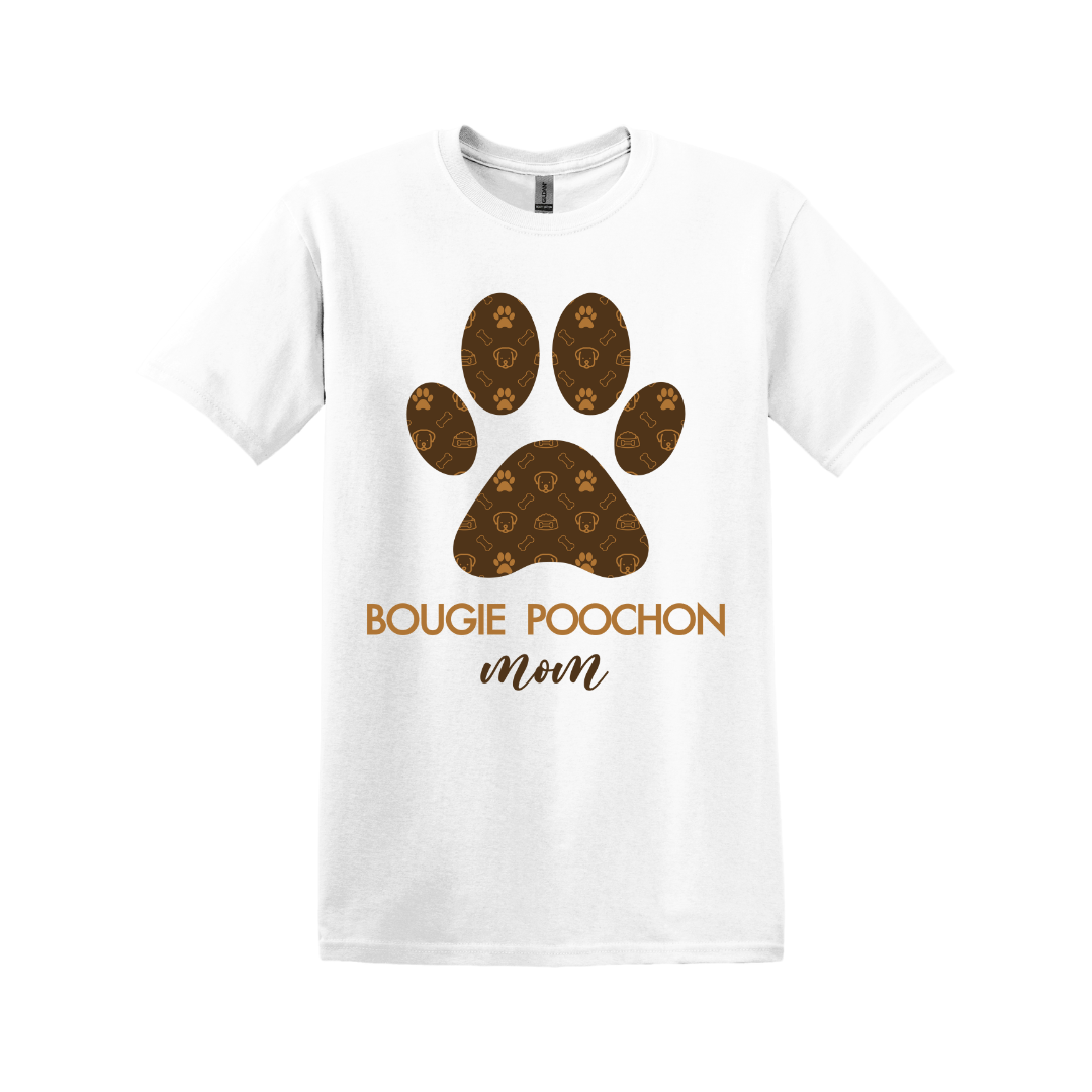 Dog Mom T-Shirt - Bougie Poochon Mom