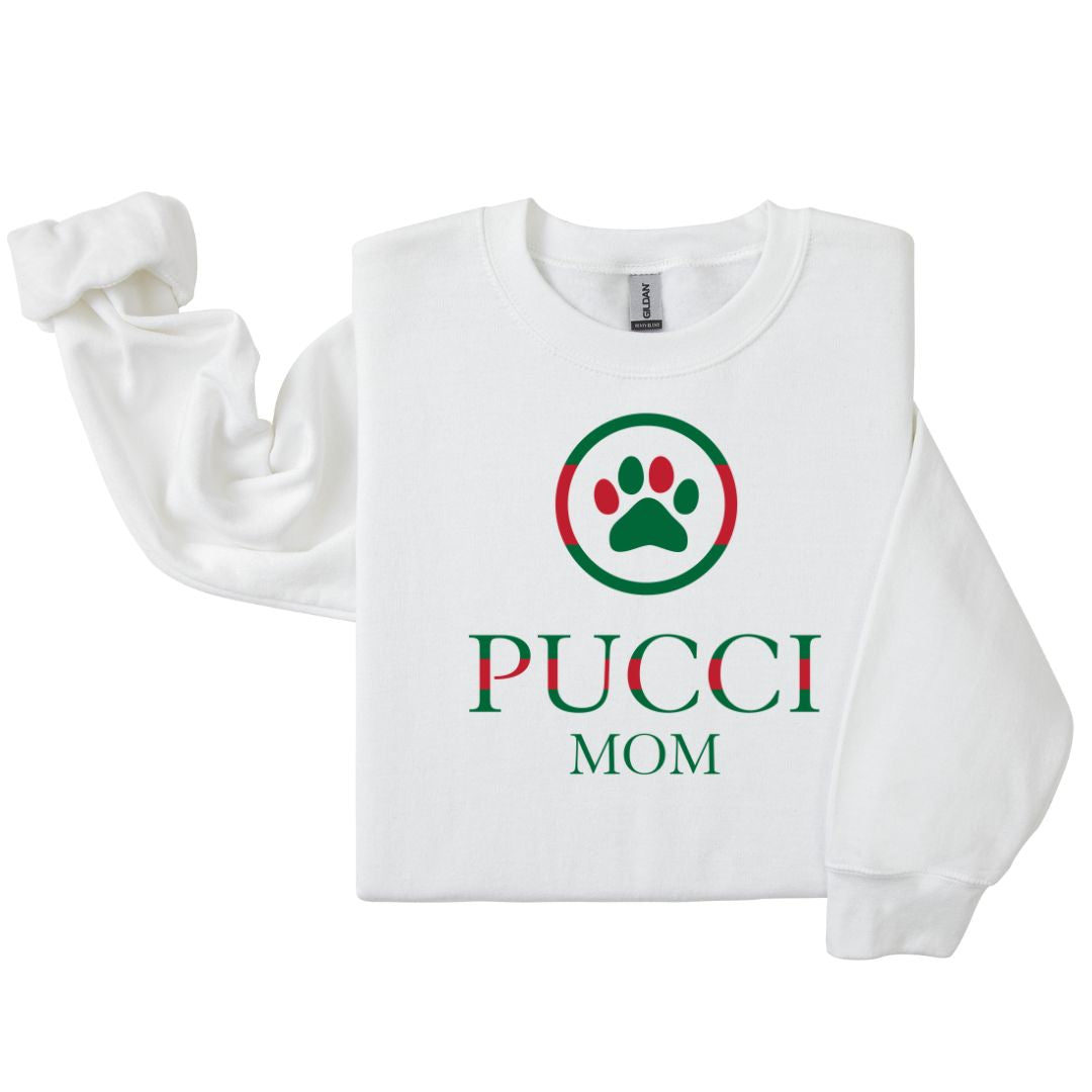 Dog Mom Crewneck - PUCCI MOM (Customizable)