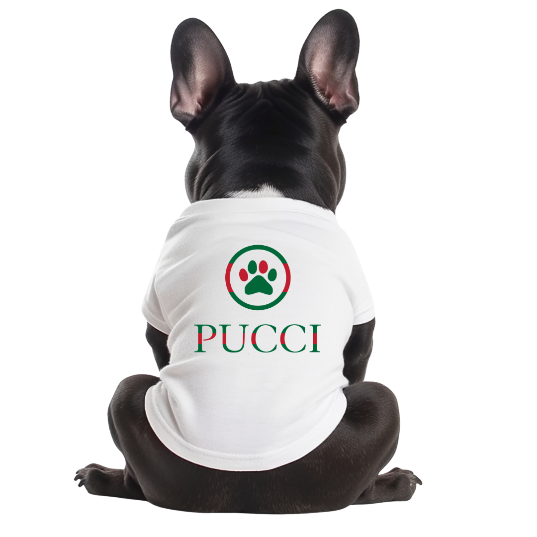 Dog Shirt - PUCCI (Red & Green)