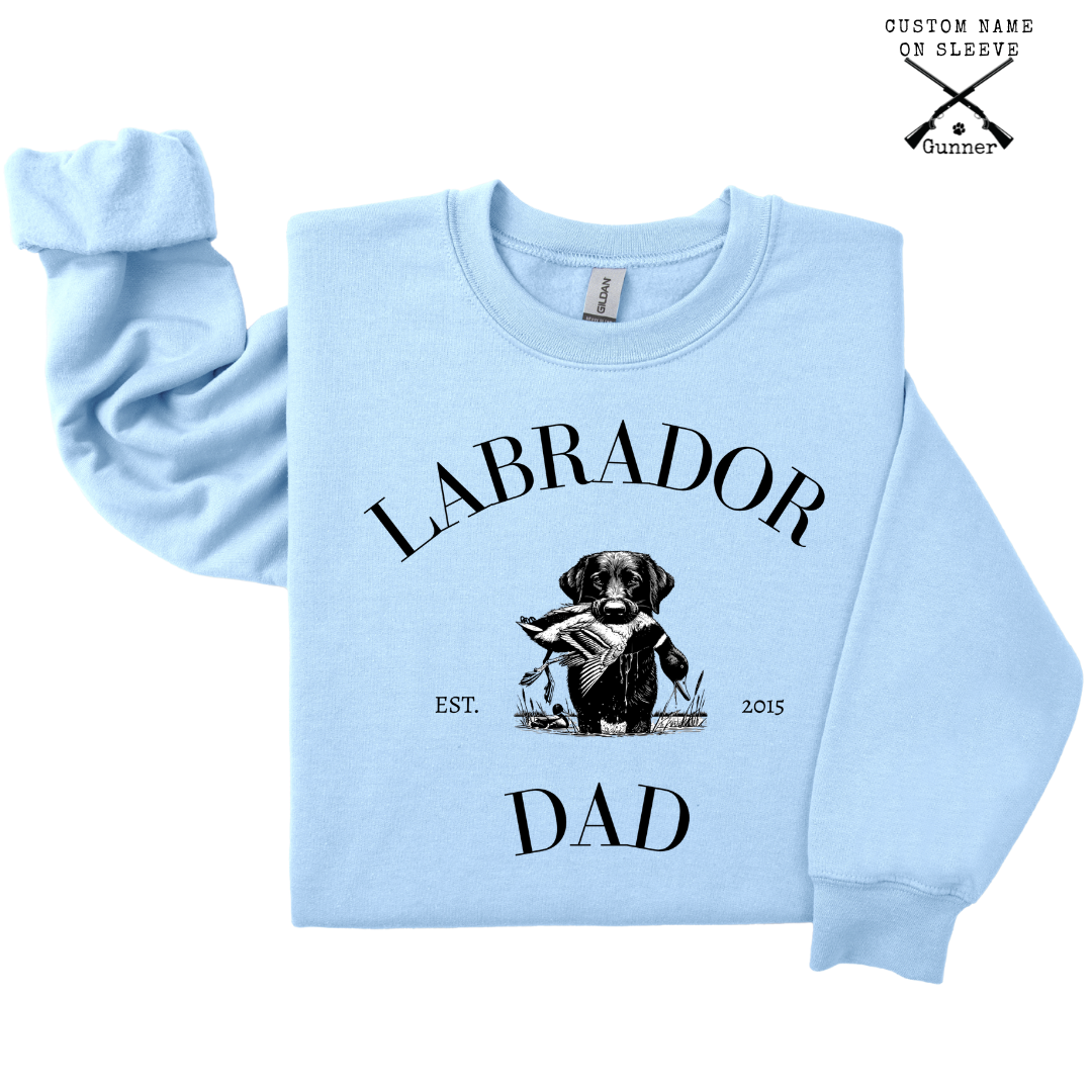 Dog Dad Crewneck - Labrador Dad (Customizable)