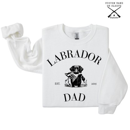 Dog Dad Crewneck - Labrador Dad (Customizable)