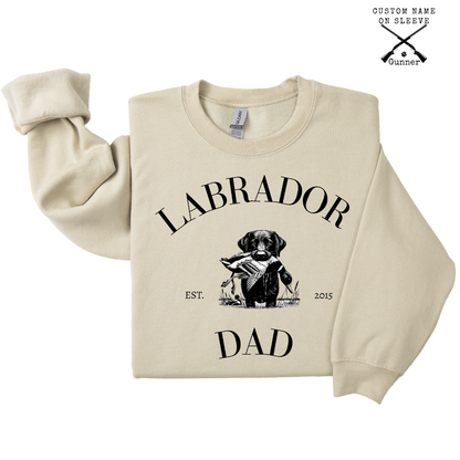 Dog Dad Crewneck - Labrador Dad (Customizable)