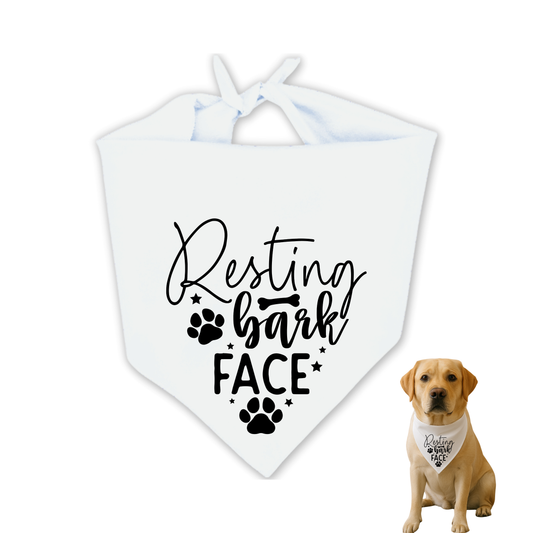 Bougie Dog Bandanas - Resting Bark Face 🐾✨