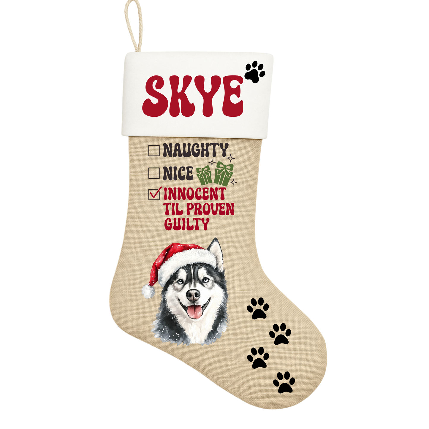 🐾🎄 Personalized Dog Christmas Stockings – A Paw-fect Holiday Keepsake 🎄🐾