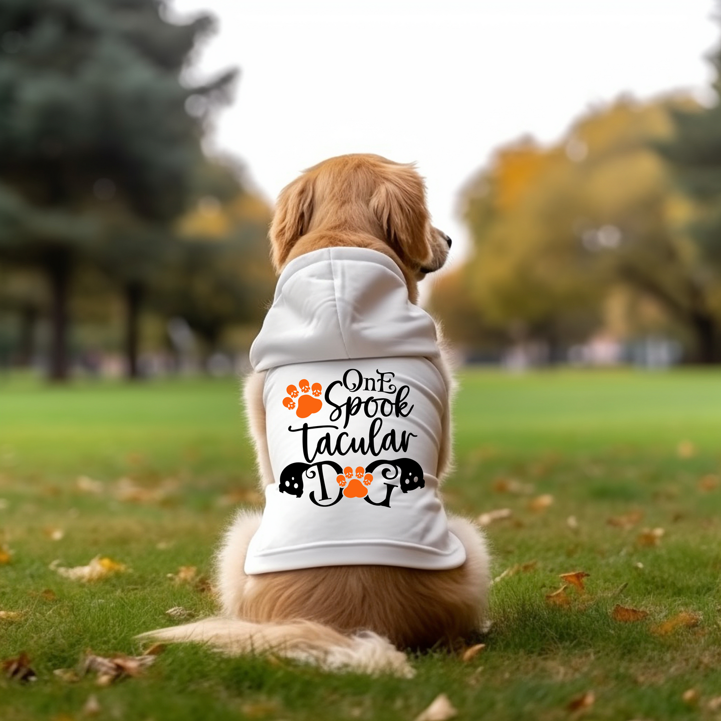 Dog Hoodie - Halloween "One Spook-Tacular Dog"