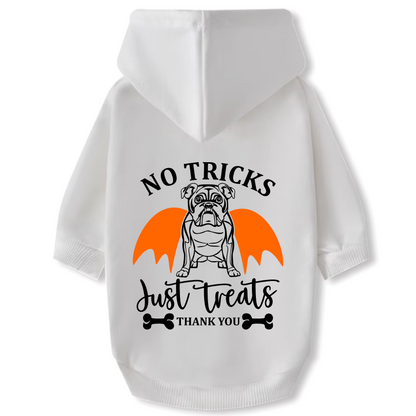 Dog Hoodie - Halloween "No Tricks Just Treats"