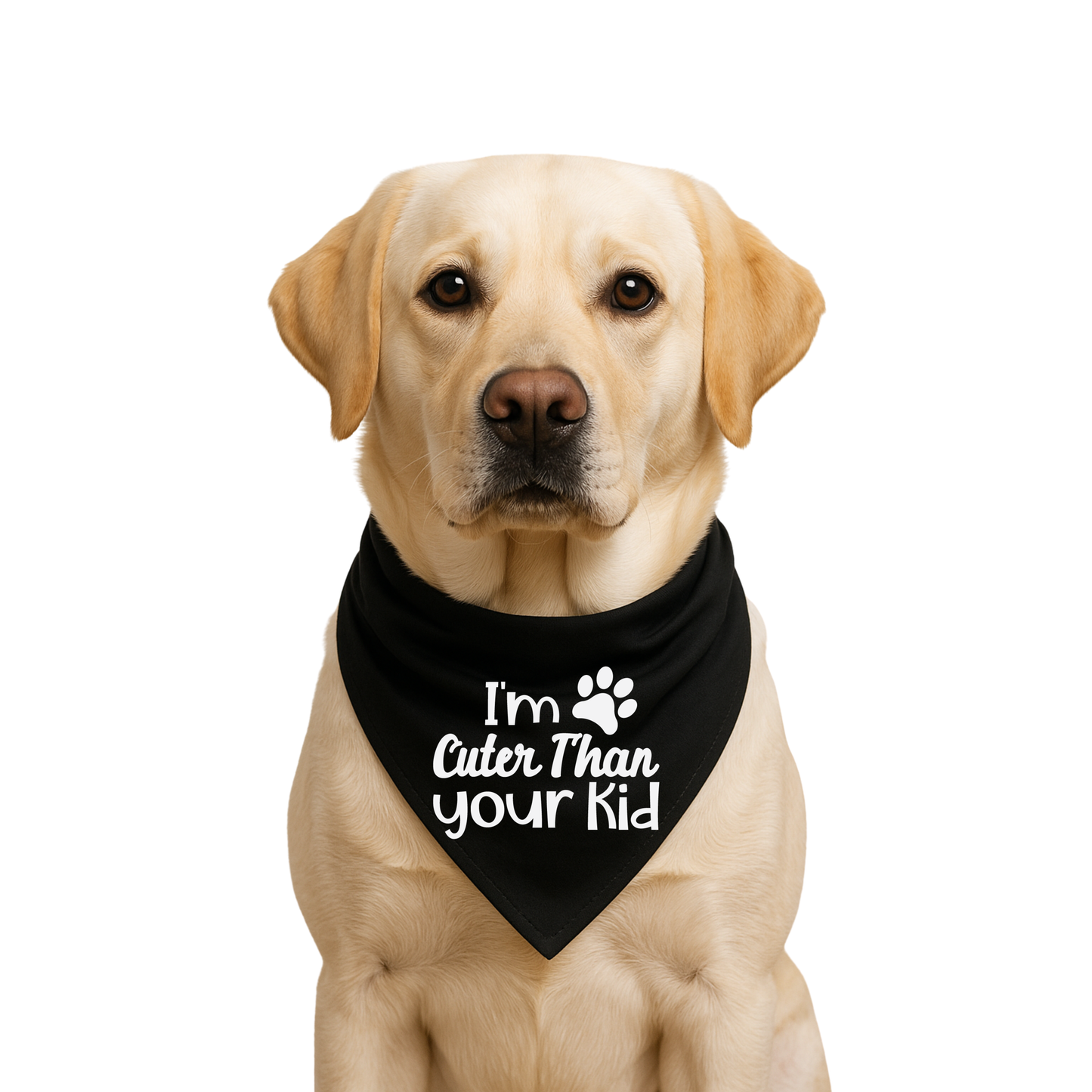 Bougie Dog Bandanas - I'm Cuter Than Your Kid 🐾✨