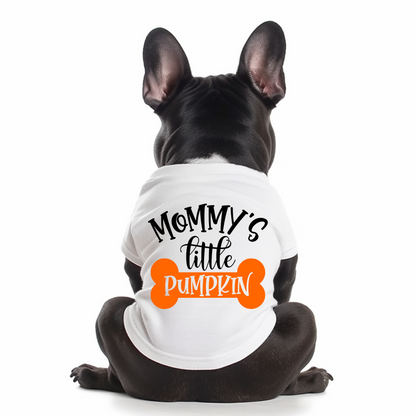 Dog Shirt - Halloween "Mommy's Little Pumpkin"