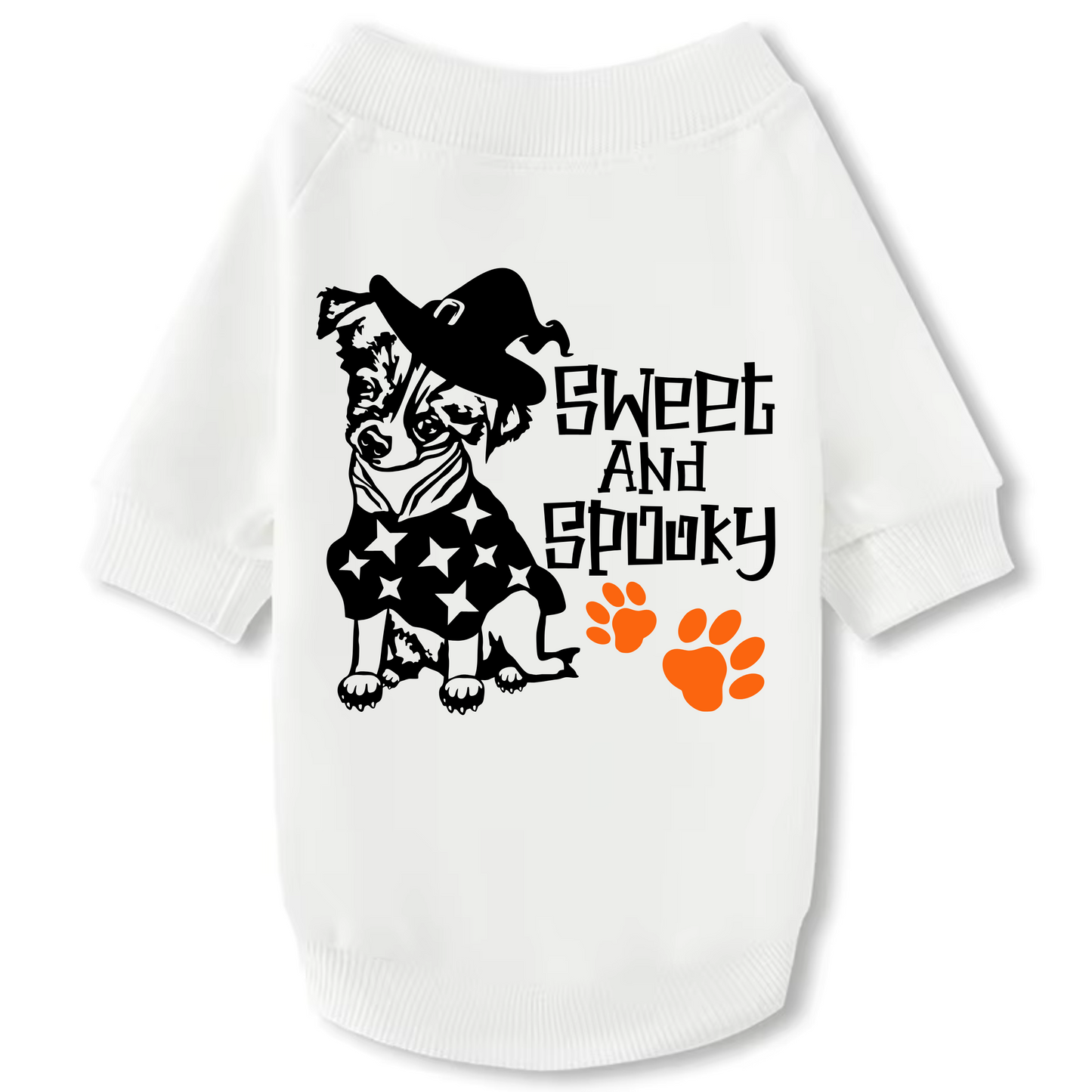 Dog Crewneck Sweatshirt - Halloween "Sweet and Spooky"