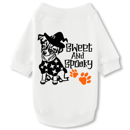 Dog Crewneck Sweatshirt - Halloween "Sweet and Spooky"