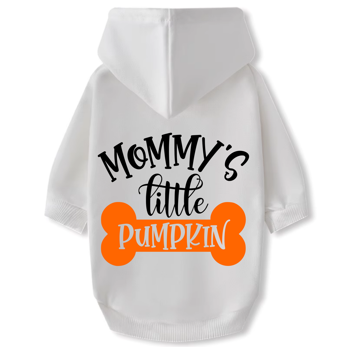 Dog Hoodie - Halloween "Mommy's Little Pumpkin"