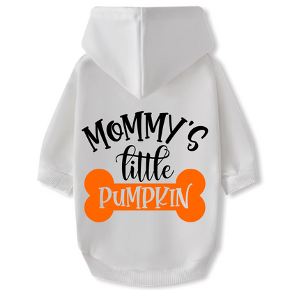 Dog Hoodie - Halloween "Mommy's Little Pumpkin"
