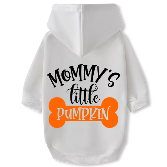 Dog Hoodie - Halloween "Mommy's Little Pumpkin"