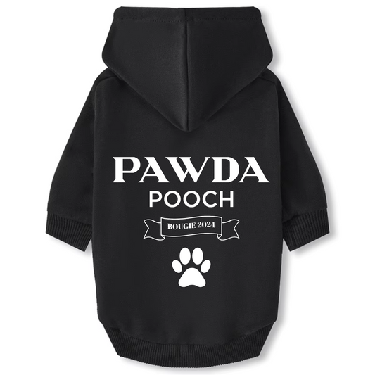 Dog Hoodie - Pawda Pooch (Full Back)
