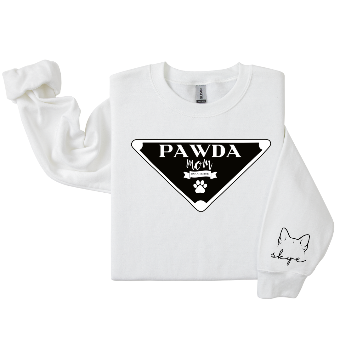 Dog Mom Crewneck - P🐾WDA (Customizable)
