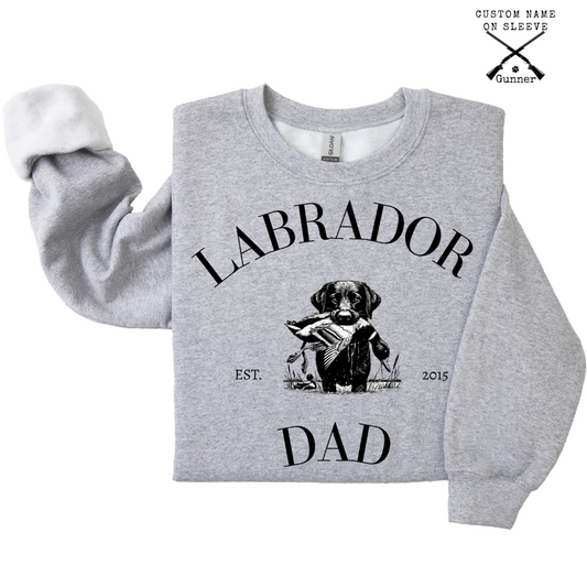 Dog Dad Crewneck - Labrador Dad (Customizable)