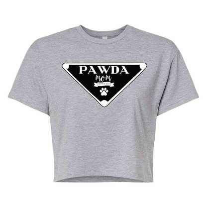 Crop Top Tee - Pawda Mom