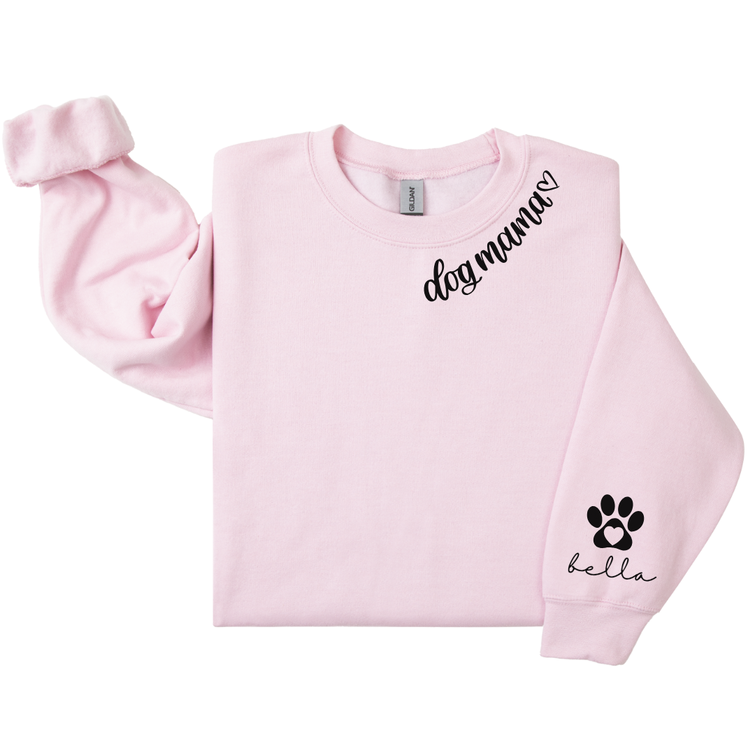 Dog Mom Crewneck - Collar (Customizable)
