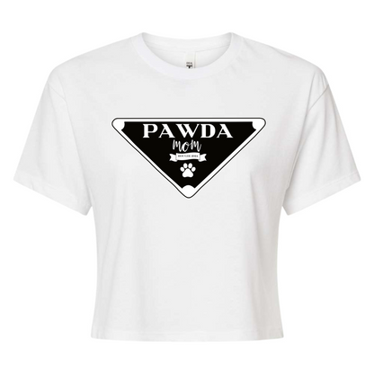 Crop Top Tee - Pawda Mom