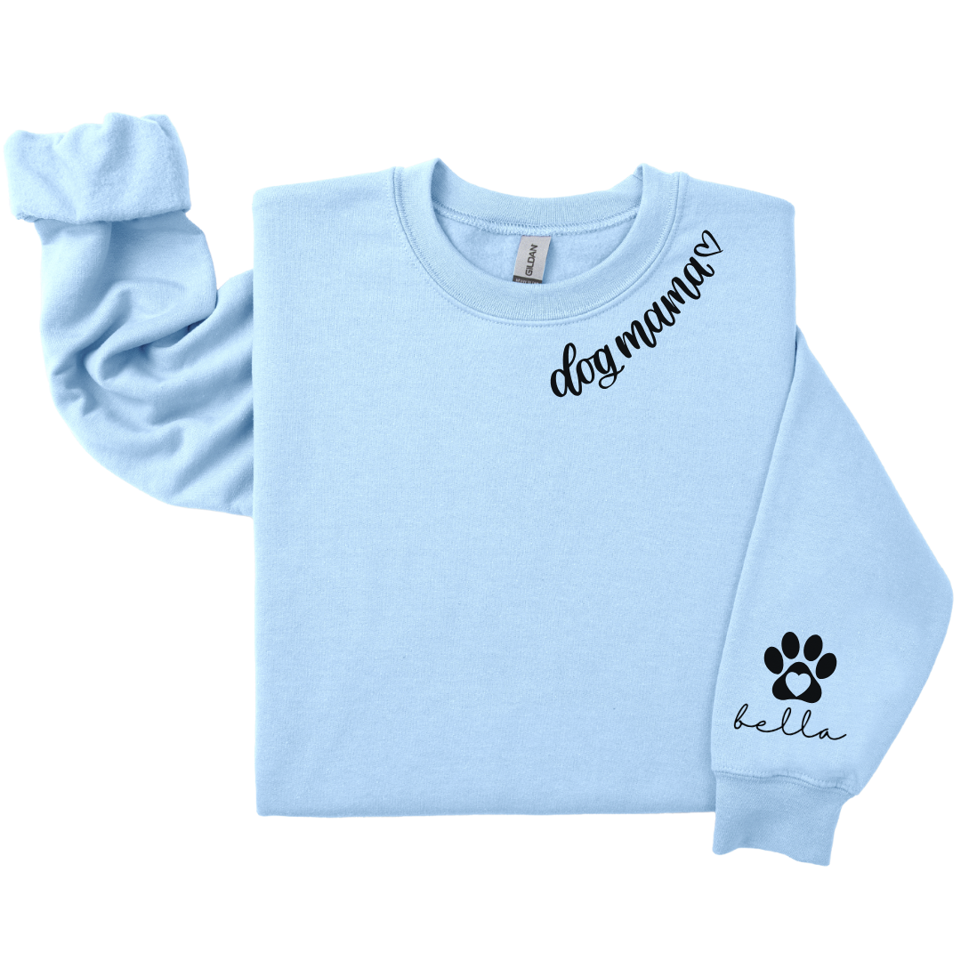 Dog Mom Crewneck - Collar (Customizable)