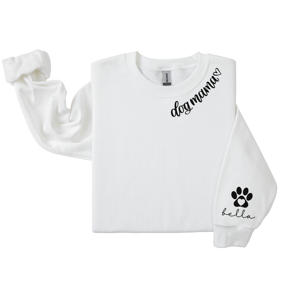 Dog Mom Crewneck - Collar (Customizable)
