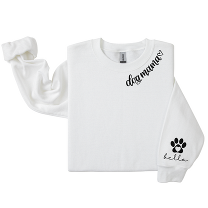 Dog Mom Crewneck - Collar (Customizable)
