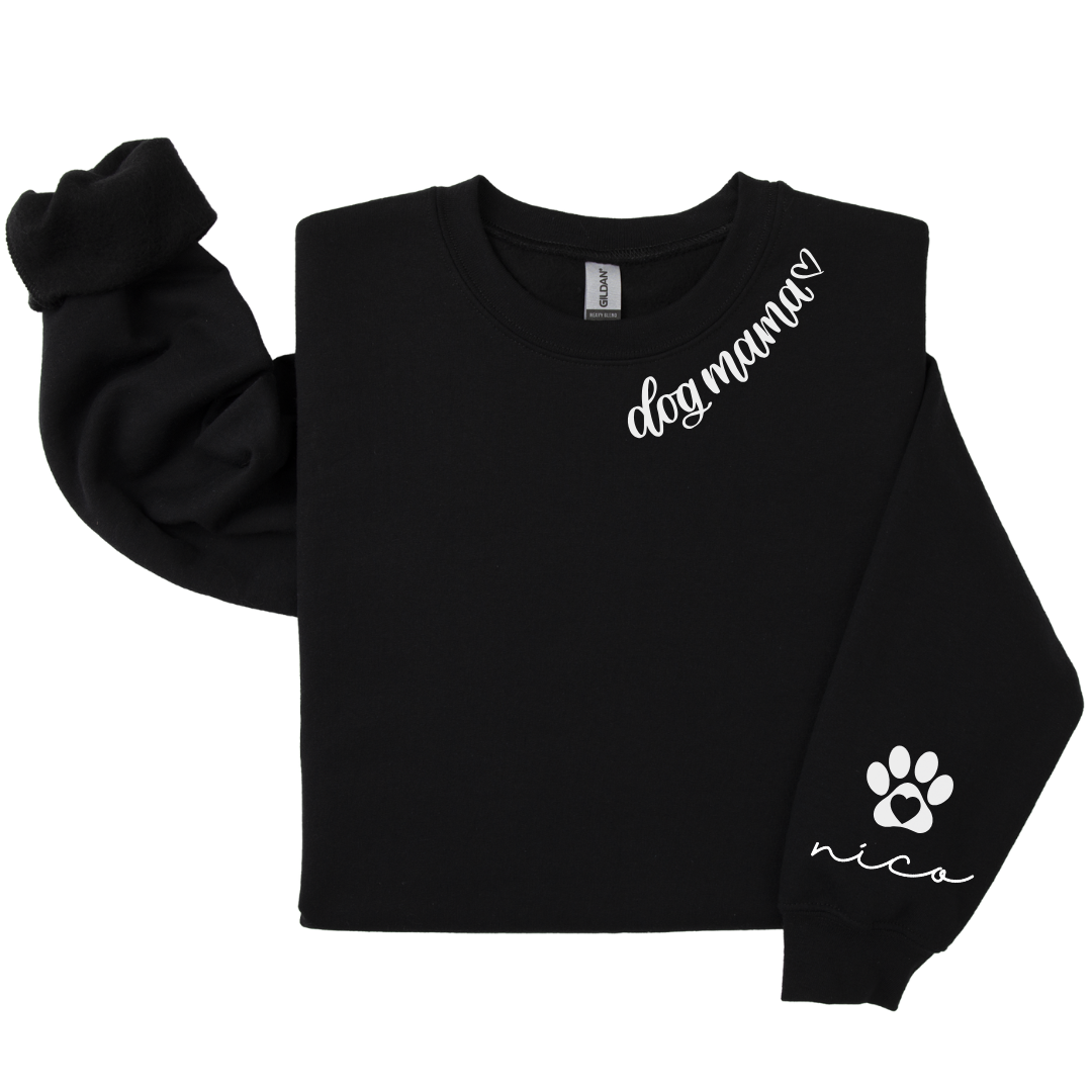 Dog Mom Crewneck - Collar (Customizable)