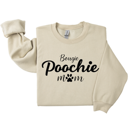 Dog Mom Crewneck - Bougie Poochie Mom