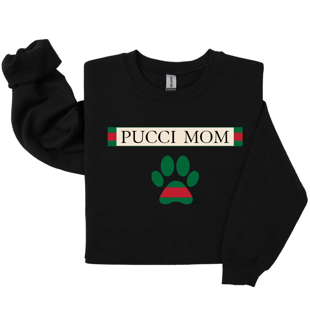 Dog Mom Crewneck - PUCCI MOM (Customizable)
