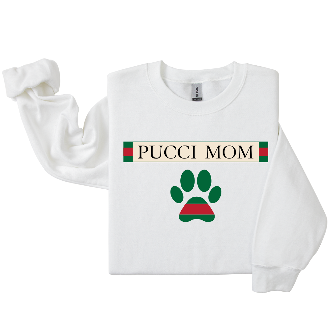 Dog Mom Crewneck - PUCCI MOM (Customizable)