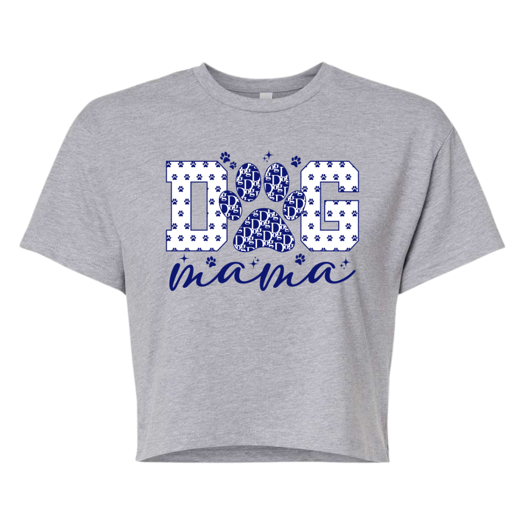 Dog Mama Crop Top Tee - Dogior