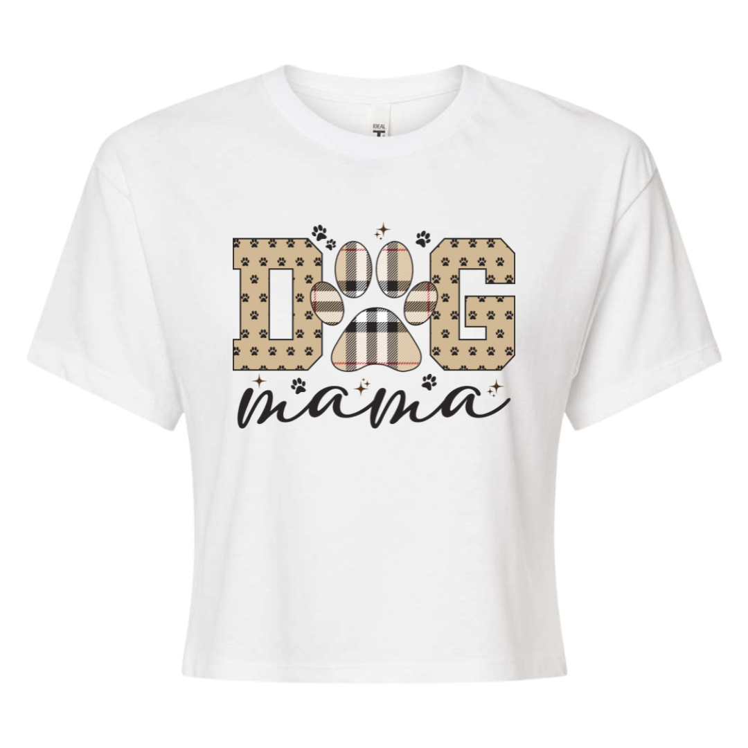 Dog Mama Crop Top Tee - Furberry